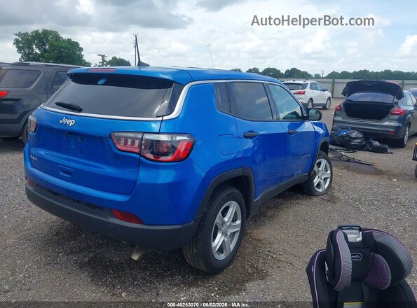 3C4NJDAN4PT512958 2023 JEEP COMPASS Blue Rear right