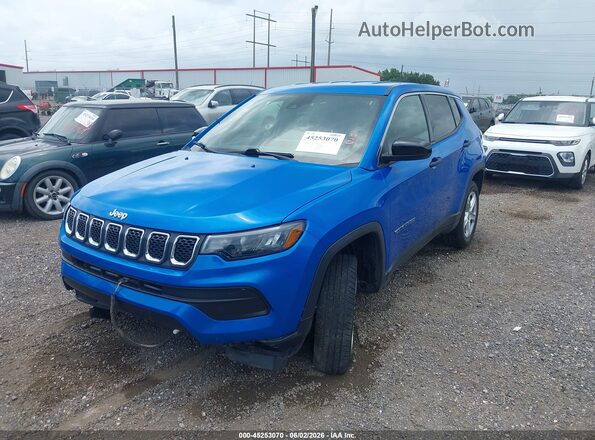 3C4NJDAN4PT512958 2023 JEEP COMPASS Blue Front left
