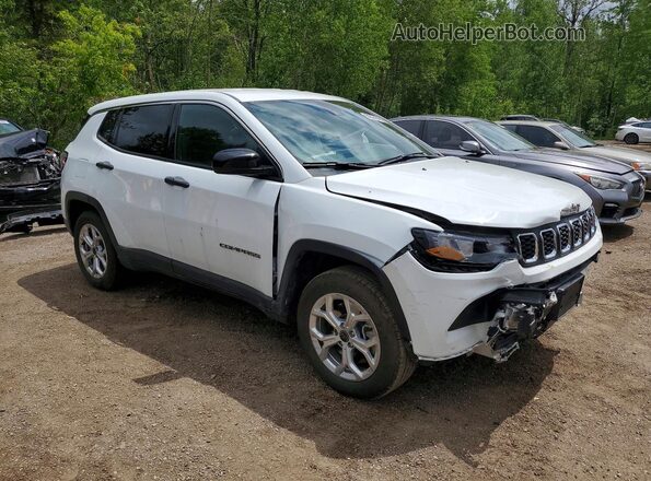 3C4NJDAN5ST519846 2025 JEEP COMPASS White Przód prawy