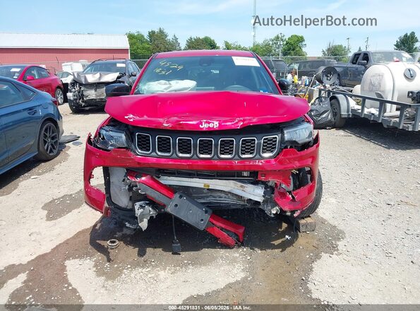 3C4NJDAN8ST539959 2025 JEEP COMPASS Red Вид спереду