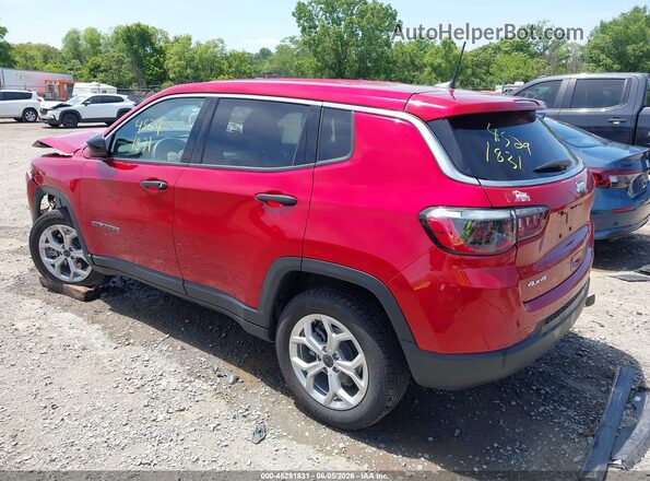 3C4NJDAN8ST539959 2025 JEEP COMPASS Red Задня ліва чверть