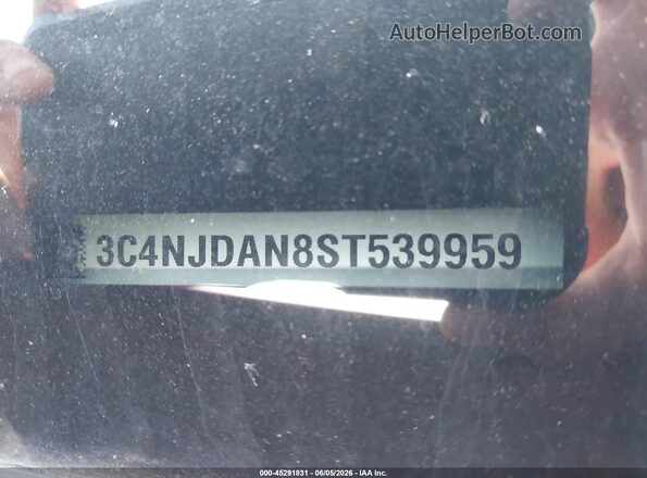 3C4NJDAN8ST539959 2025 JEEP COMPASS Red Вид підкапотного простору