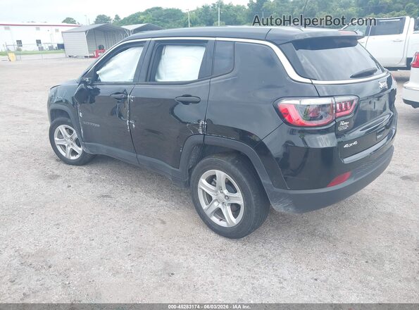 3C4NJDAN9PT528377 2023 JEEP COMPASS Black Rear left