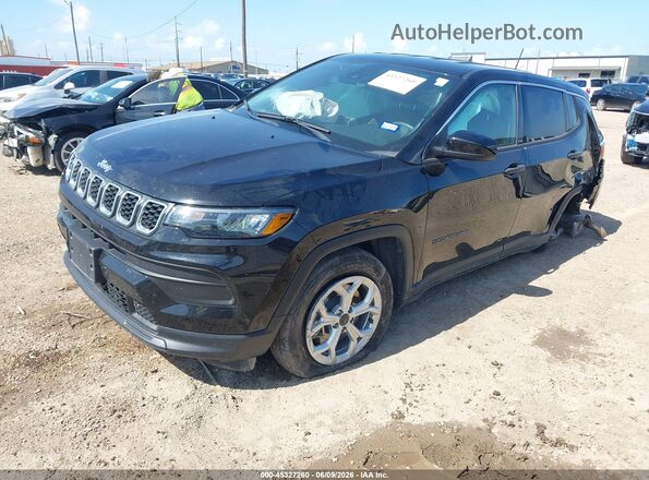 3C4NJDAN9ST515945 2025 JEEP COMPASS Black Vista tres cuartos delantera izquierda