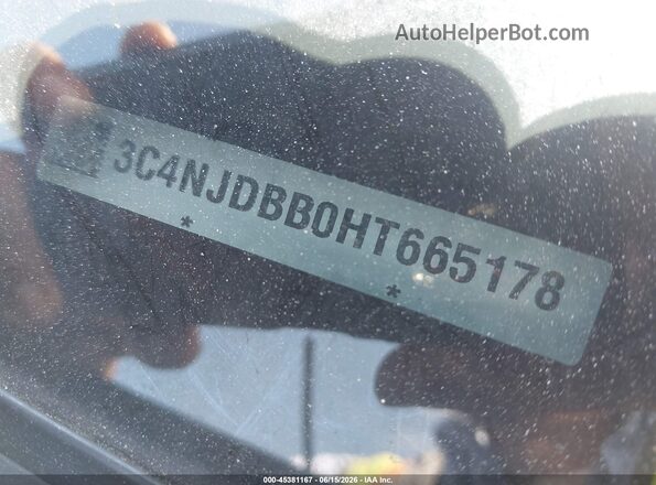 3C4NJDBB0HT665178 2017 JEEP NEW COMPASS Gray Շարժիչի բաժամունքի տեսք