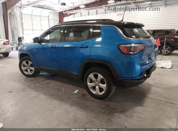 3C4NJDBB0JT191867 2018 JEEP COMPASS Blue Задня ліва чверть