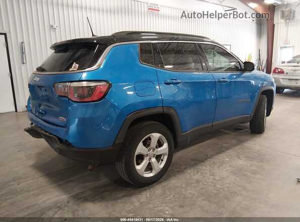 3C4NJDBB0JT191867 2018 JEEP COMPASS Blue Задня права чверть