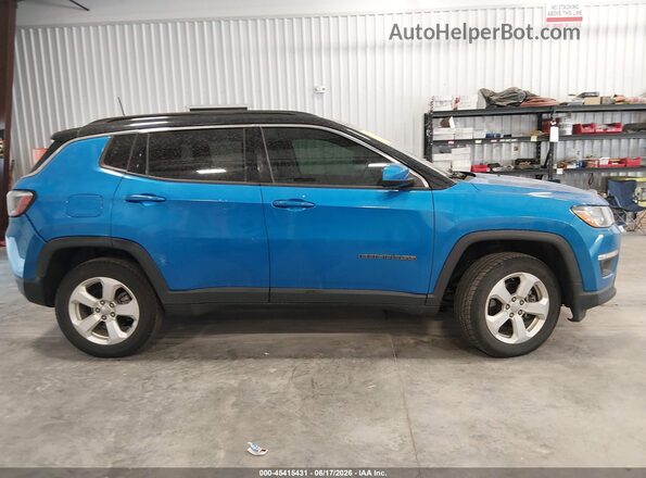 3C4NJDBB0JT191867 2018 JEEP COMPASS Blue Вид задньої частини салону
