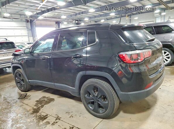 3C4NJDBB0JT304085 2018 JEEP COMPASS Black Հետևի ձախ