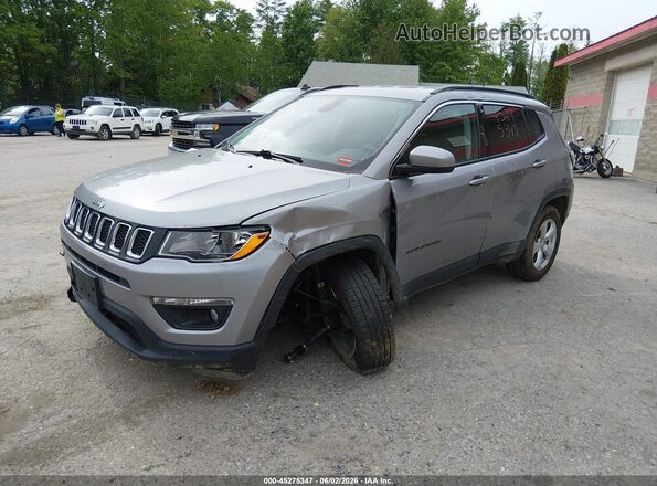 3C4NJDBB0KT734085 2019 JEEP COMPASS Серебряный Передняя левая четверть