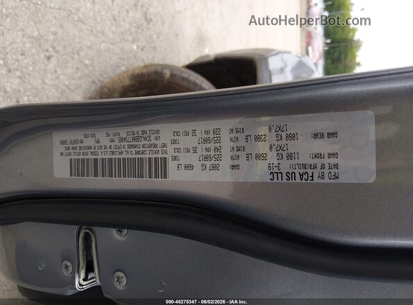 3C4NJDBB0KT734085 2019 JEEP COMPASS Серебряный Вид подкапотного пространства