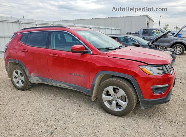 3C4NJDBB1JT103716 2018 JEEP COMPASS Red Front right