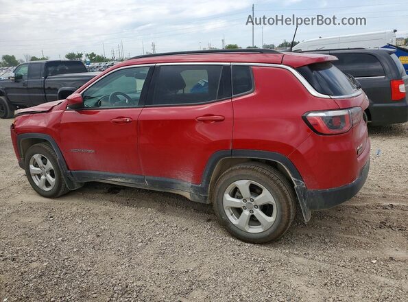 3C4NJDBB1JT103716 2018 JEEP COMPASS Red Rear left