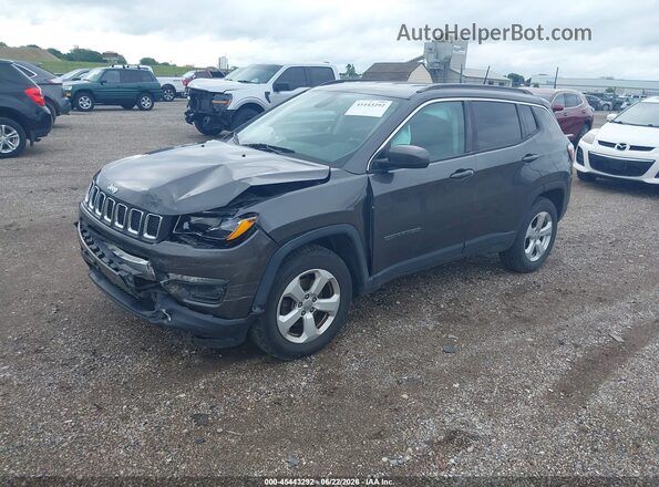 3C4NJDBB1JT185656 2018 JEEP COMPASS Gray წინა მარცხენა ხედი სამი მეოთხედიდან