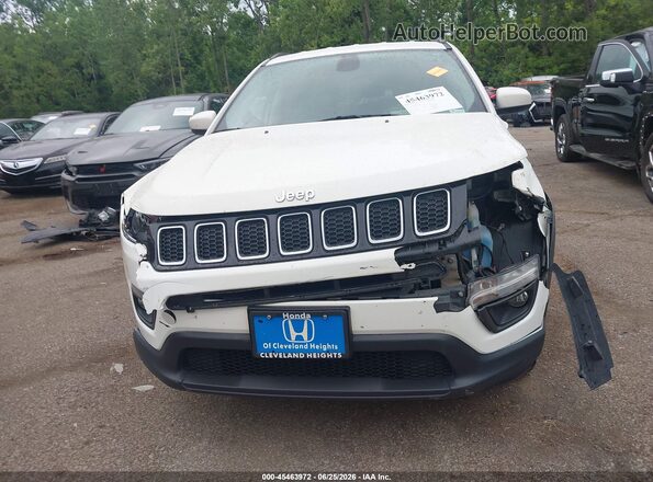 3C4NJDBB1JT207218 2018 JEEP COMPASS White Widok zestawu wskaźników