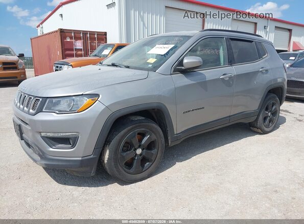 3C4NJDBB1KT767922 2019 JEEP COMPASS Silver Передня ліва чверть