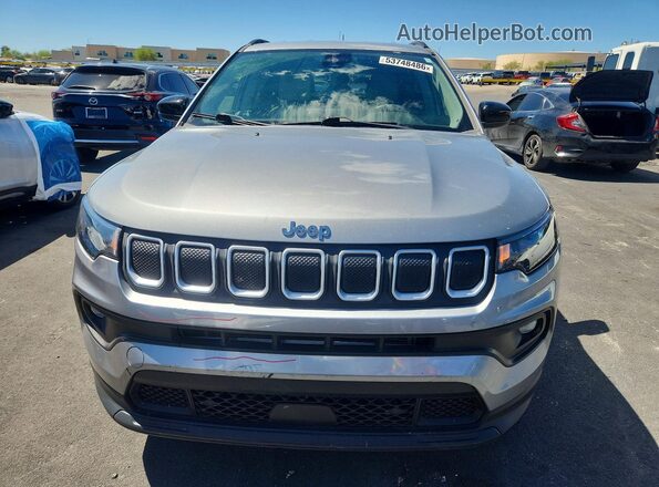 3C4NJDBB1NT118514 2022 JEEP COMPASS Silver წინა ხედი