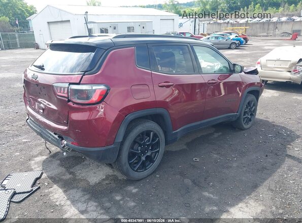 3C4NJDBB1NT191110 2022 JEEP COMPASS Бордовый Задняя правая четверть