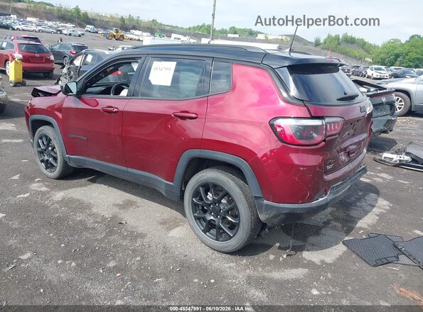 3C4NJDBB1NT191110 2022 JEEP COMPASS Бордовый Задняя левая четверть