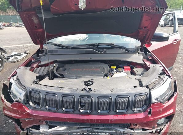 3C4NJDBB1NT191110 2022 JEEP COMPASS Бордовый Вид сзади