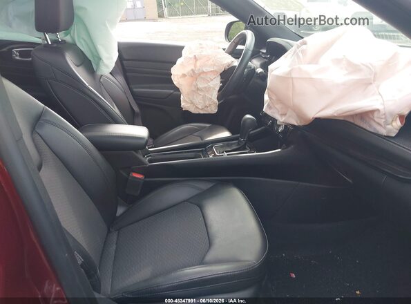 3C4NJDBB1NT191110 2022 JEEP COMPASS Бордовый Вид салона спереди