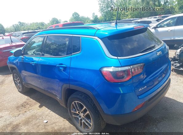 3C4NJDBB2HT627869 2017 JEEP NEW COMPASS Blue Հետևի ձախ