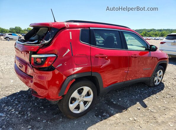 3C4NJDBB2JT256766 2018 JEEP COMPASS Красный Задняя правая четверть