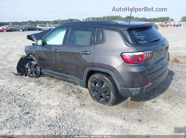 3C4NJDBB2JT483195 2018 JEEP COMPASS Gray Trasero izquierdo