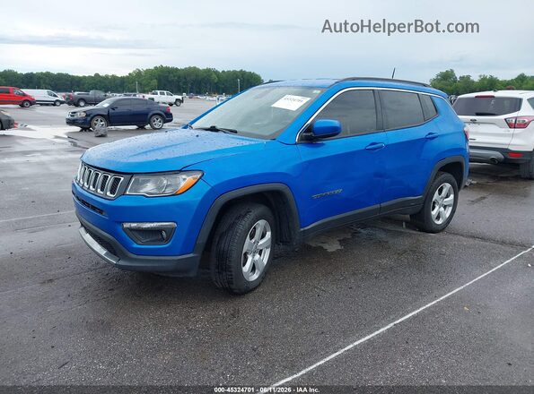 3C4NJDBB2JT484430 2018 JEEP COMPASS Blue 
