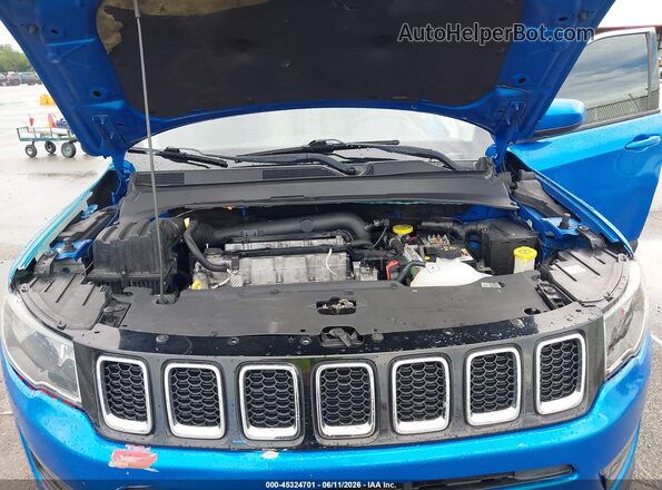 3C4NJDBB2JT484430 2018 JEEP COMPASS Blue 