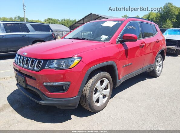 3C4NJDBB2KT670082 2019 JEEP COMPASS Red Vista tres cuartos delantera izquierda