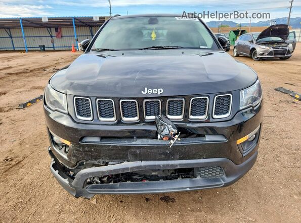 3C4NJDBB2LT145315 2020 JEEP COMPASS Black Front view