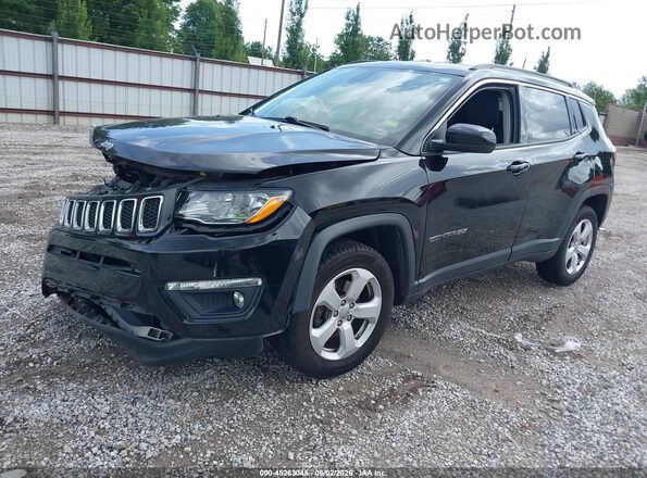 3C4NJDBB2MT543481 2021 JEEP COMPASS Черный Передняя левая четверть