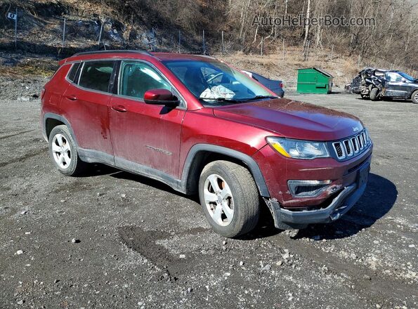 3C4NJDBB2MT544677 2021 JEEP COMPASS Maroon Front right
