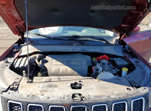 3C4NJDBB2MT544677 2021 JEEP COMPASS Maroon Engine compartment view