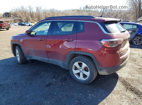 3C4NJDBB2MT544677 2021 JEEP COMPASS Maroon Rear left