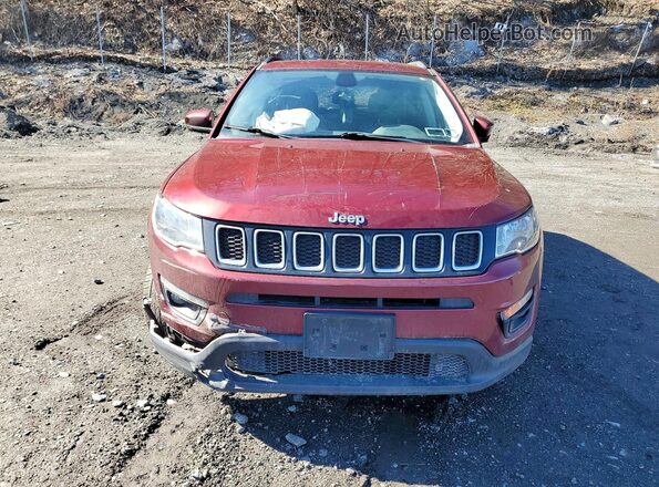 3C4NJDBB2MT544677 2021 JEEP COMPASS Maroon Front view