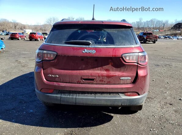 3C4NJDBB2MT544677 2021 JEEP COMPASS Maroon Rear view