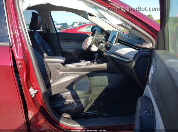 3C4NJDBB2NT124905 2022 JEEP COMPASS Maroon Вид салону спереду