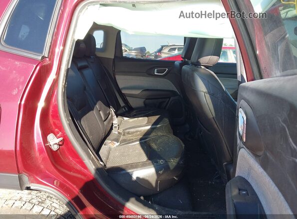 3C4NJDBB2NT124905 2022 JEEP COMPASS Maroon Вид наклейки з VIN-кодом