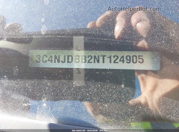3C4NJDBB2NT124905 2022 JEEP COMPASS Maroon Вид підкапотного простору