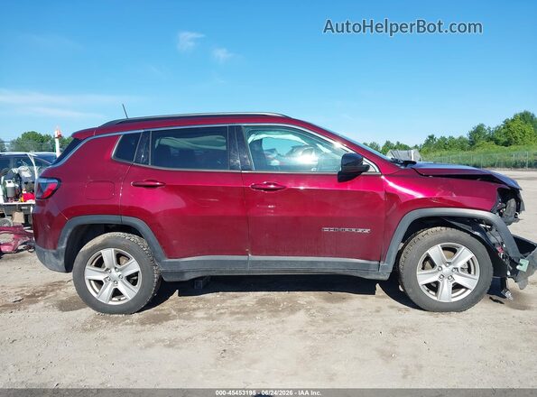 3C4NJDBB2NT124905 2022 JEEP COMPASS Maroon Панорамний вид салону 360°