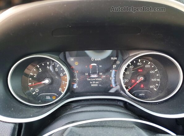 3C4NJDBB3HT639674 2017 JEEP COMPASS Charcoal Vista del cuadro de instrumentos