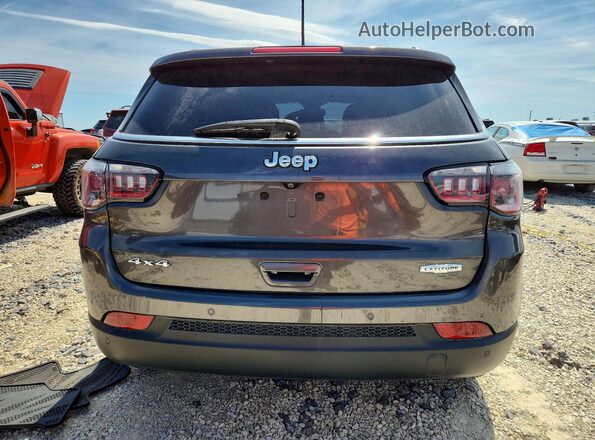 3C4NJDBB3HT654059 2017 JEEP COMPASS Gray Вид ззаду