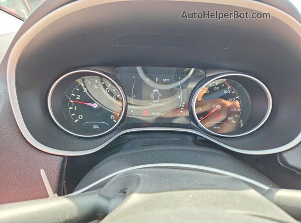 3C4NJDBB3HT654059 2017 JEEP COMPASS Gray Вид щитка приладів