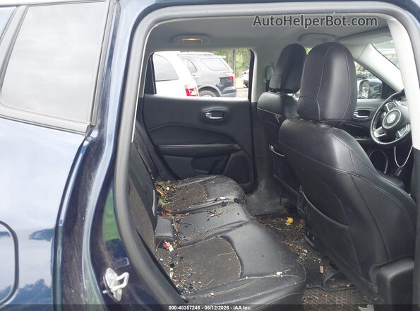 3C4NJDBB3JT100106 2018 JEEP COMPASS Blue Vista de la etiqueta del VIN