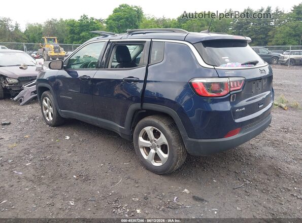 3C4NJDBB3JT100106 2018 JEEP COMPASS Blue Trasero izquierdo