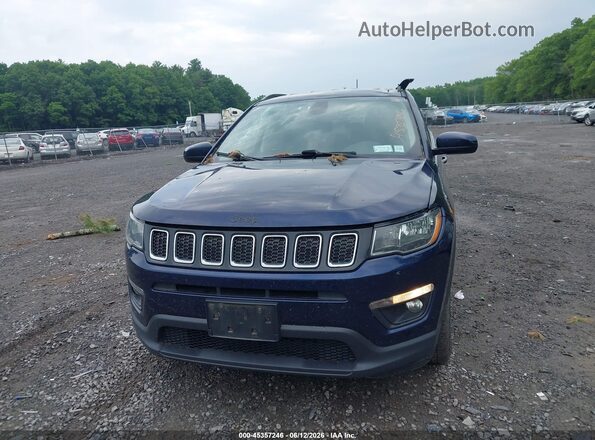 3C4NJDBB3JT100106 2018 JEEP COMPASS Blue Vista del cuadro de instrumentos