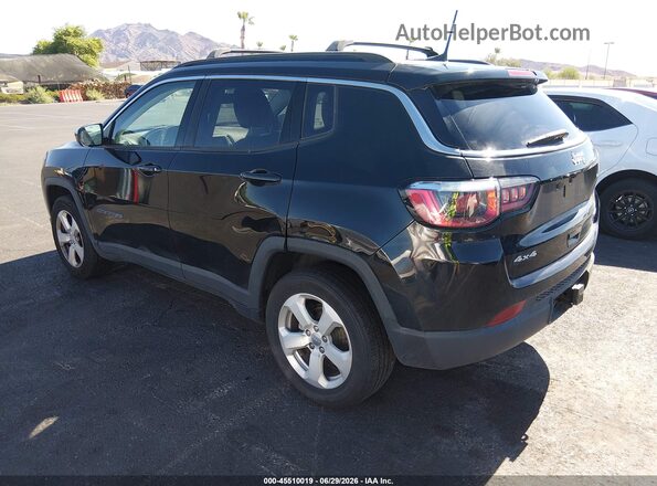 3C4NJDBB3JT349487 2018 JEEP COMPASS Black Tył lewy