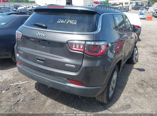 3C4NJDBB3JT456992 2018 JEEP COMPASS Серый Задняя правая четверть